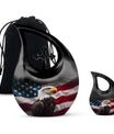 Eagle-themed Biodegradable Urn