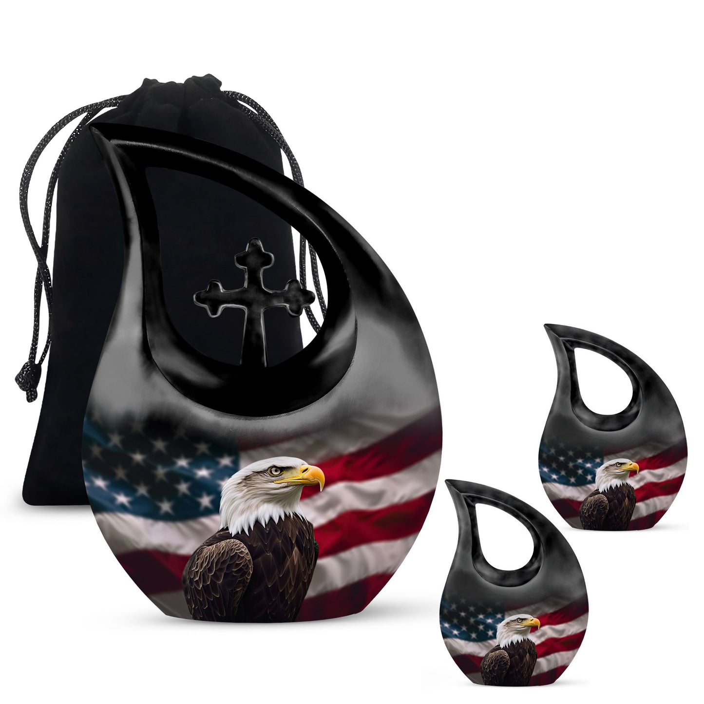 Eagle-themed Biodegradable Urn