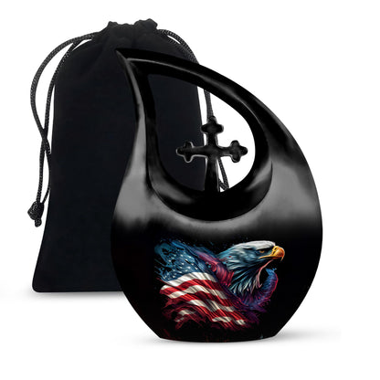 Eagle-themed Large Memorial Urn
