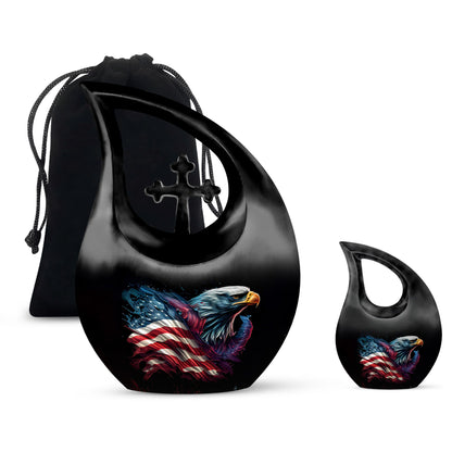 Eagle-themed Large Memorial Urn
