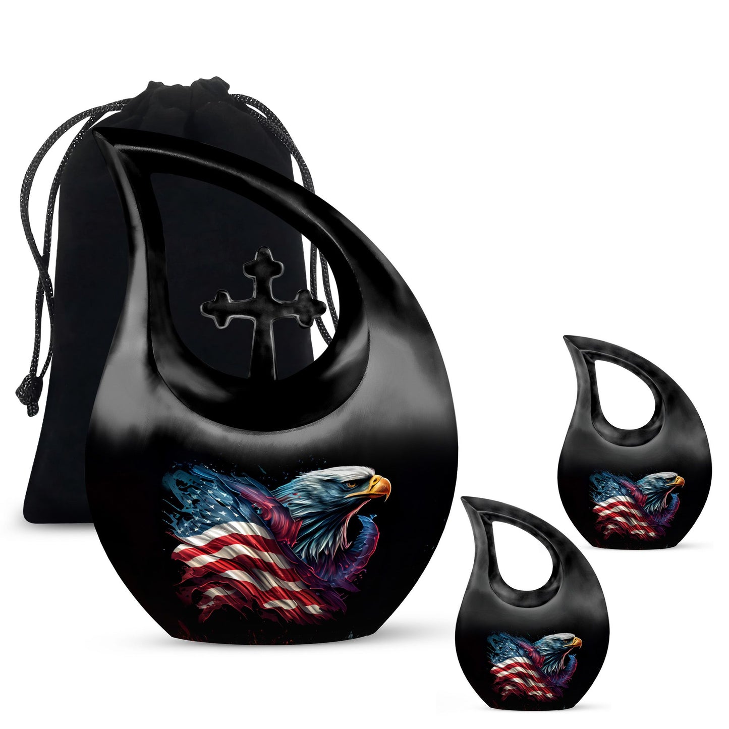Eagle-themed Large Memorial Urn