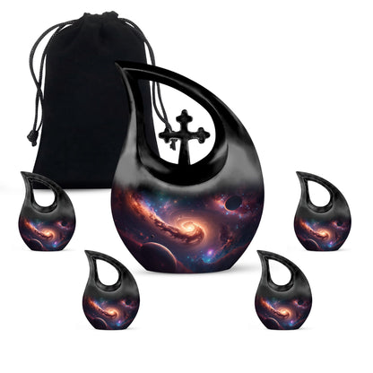Galaxy themed Large Urn 