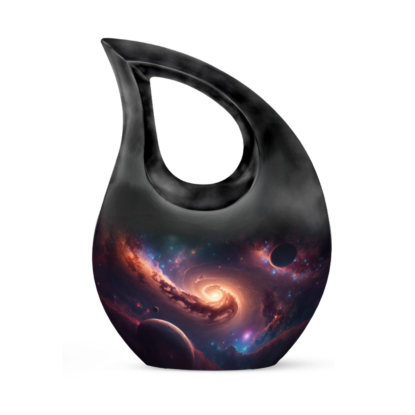 Galaxy themed Large Urn 