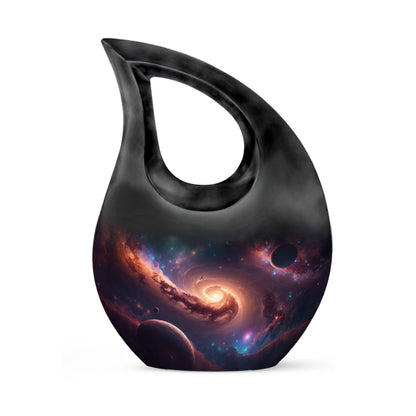 Galaxy themed Large Urn 
