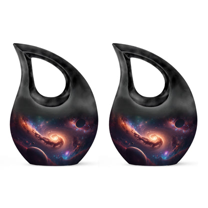 Galaxy themed Large Urn 