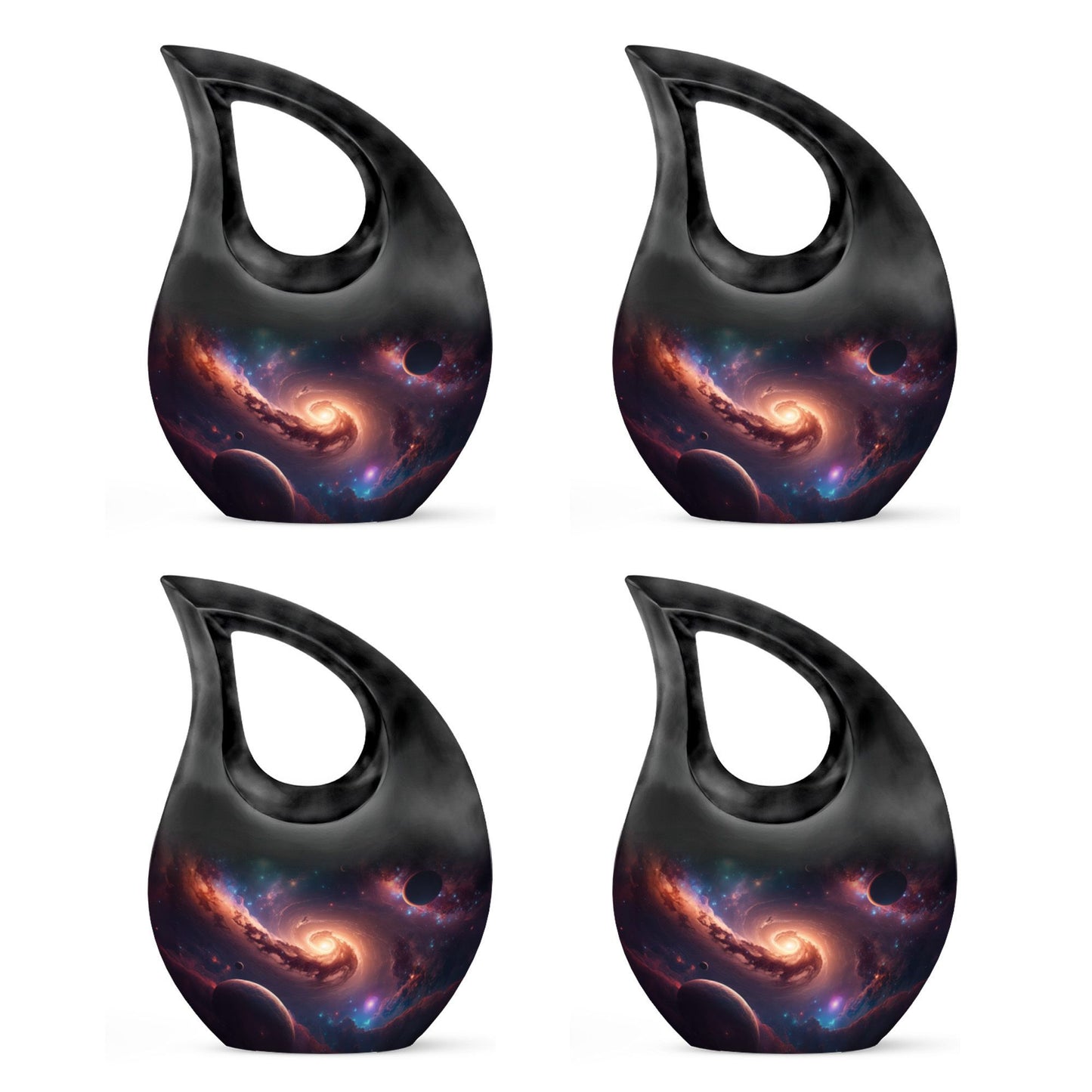 Galaxy themed Large Urn 