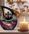 Galaxy themed Large Urn 