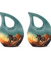Biking On Mars Double Cremation Urn