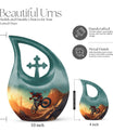 Biking On Mars Double Cremation Urn