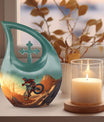 Biking On Mars Double Cremation Urn