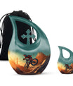 Biking On Mars Double Cremation Urn