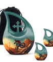 Biking On Mars Double Cremation Urn