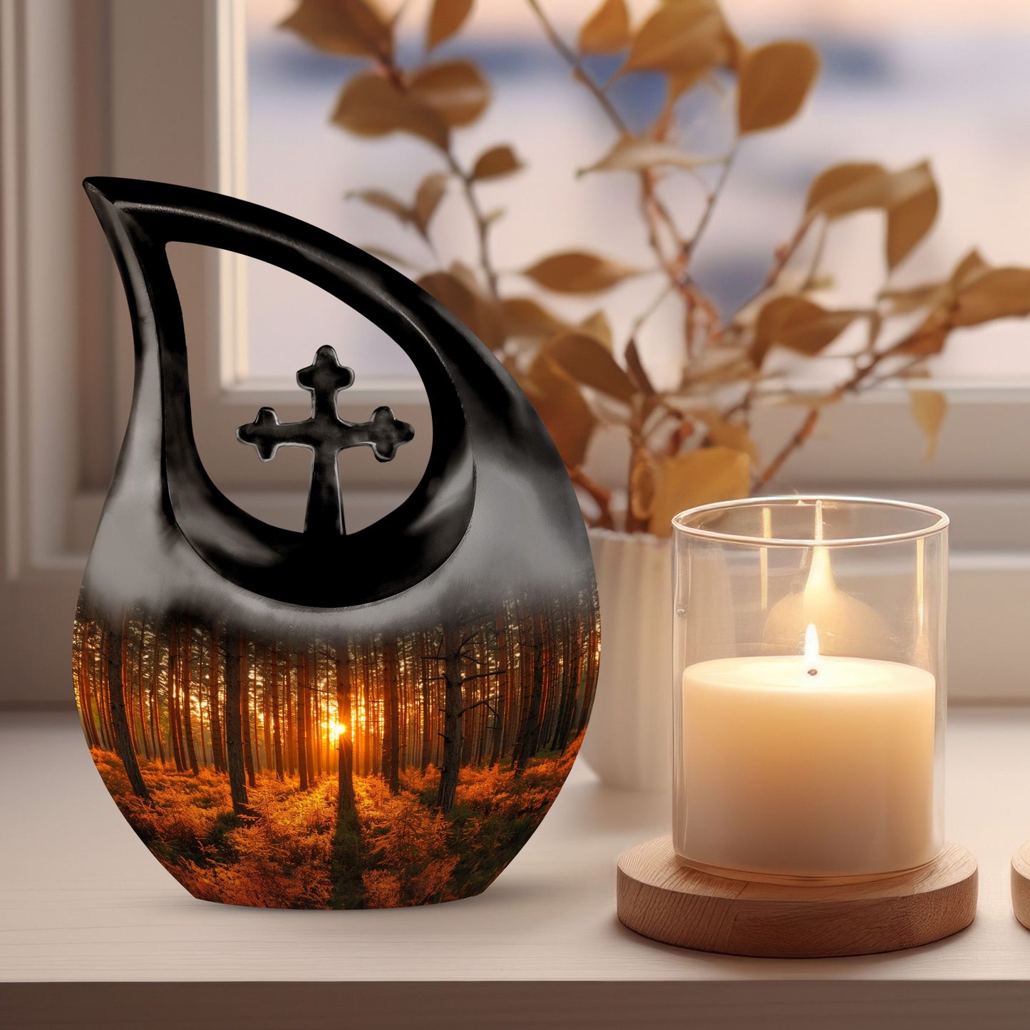 Nature Urn for Ashes in Aluminium