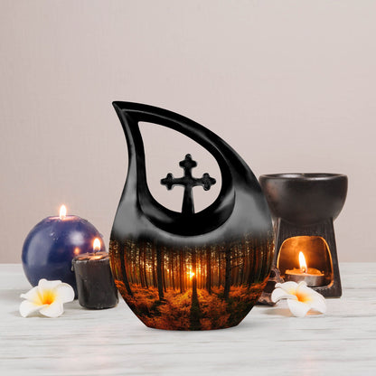 Nature Urn for Ashes in Aluminium