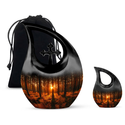 Nature Urn for Ashes in Aluminium