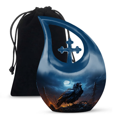 Crow Urn for ashes