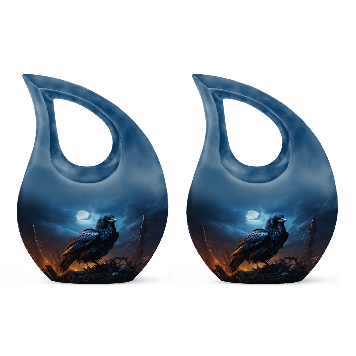 Crow Urn for ashes