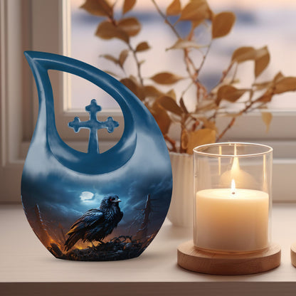 Crow Urn for ashes