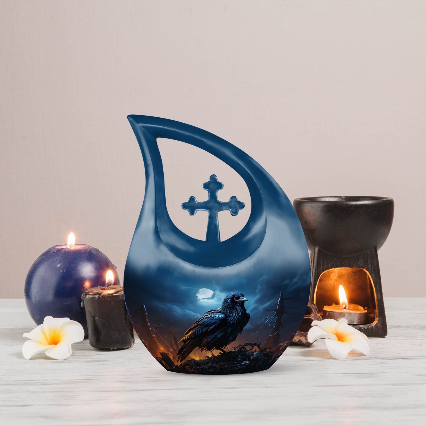 Crow Urn for ashes