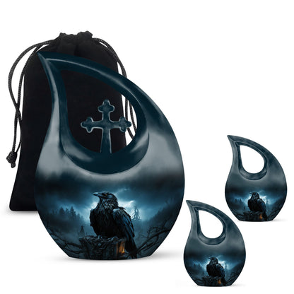 The Raven's Vigil Urn