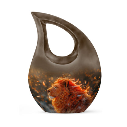 Fireman Lion Urn 