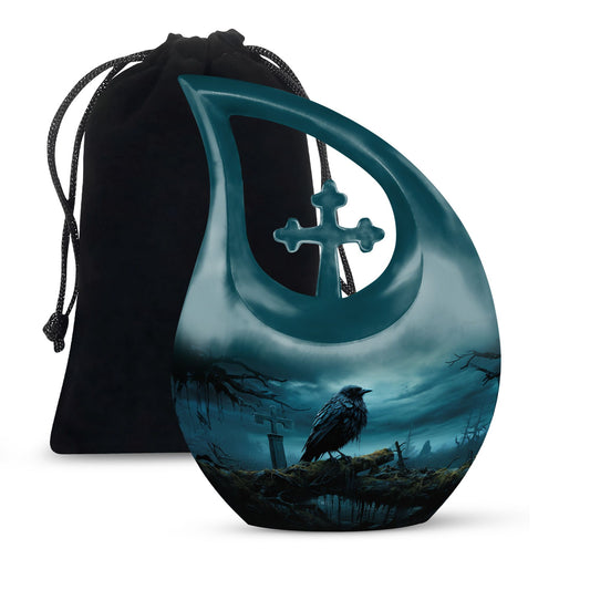 The Raven's Eerie memorial urn