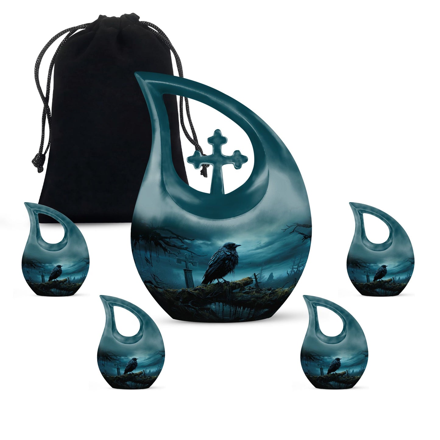 The Raven's Eerie memorial urn