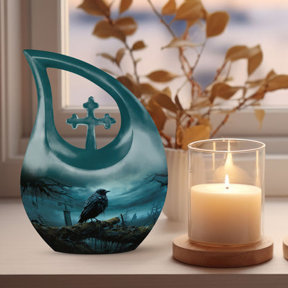 The Raven's Eerie memorial urn