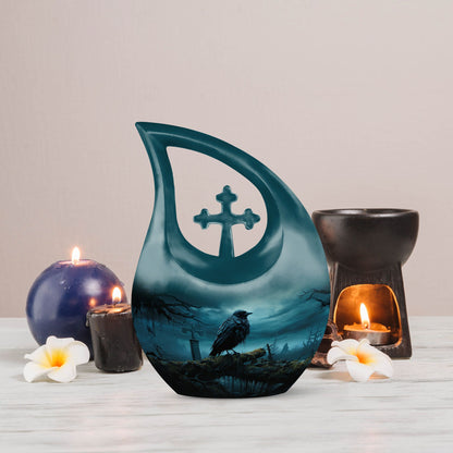 The Raven's Eerie memorial urn
