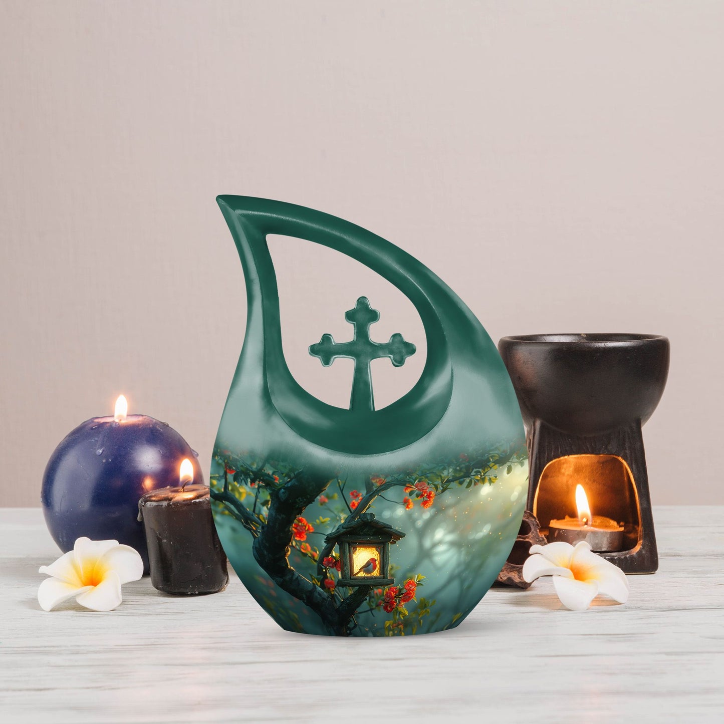 Lantern Bird's Memorial Urn