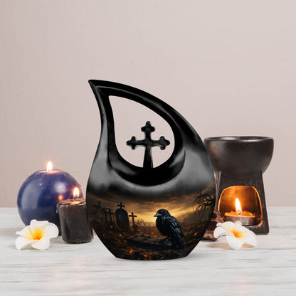 10-inch The Raven's Watch memorial urn