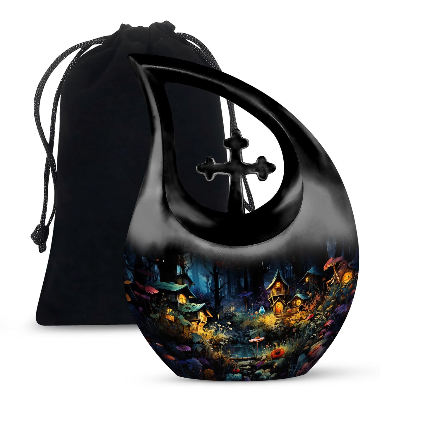 Fairytale Habitat Large Memorial Urn