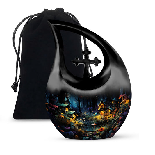 Fairytale Habitat Large Memorial Urn