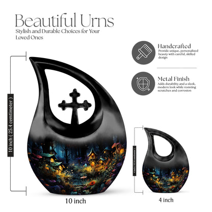 Fairytale Habitat Large Memorial Urn