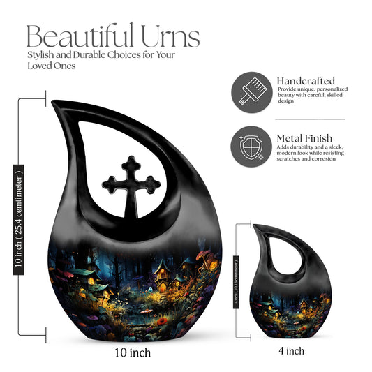 Fairytale Habitat Large Memorial Urn