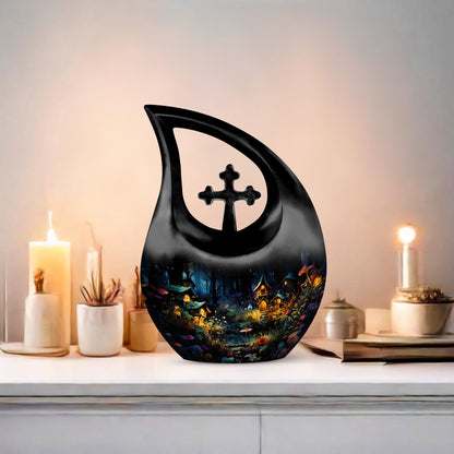 Fairytale Habitat Large Memorial Urn