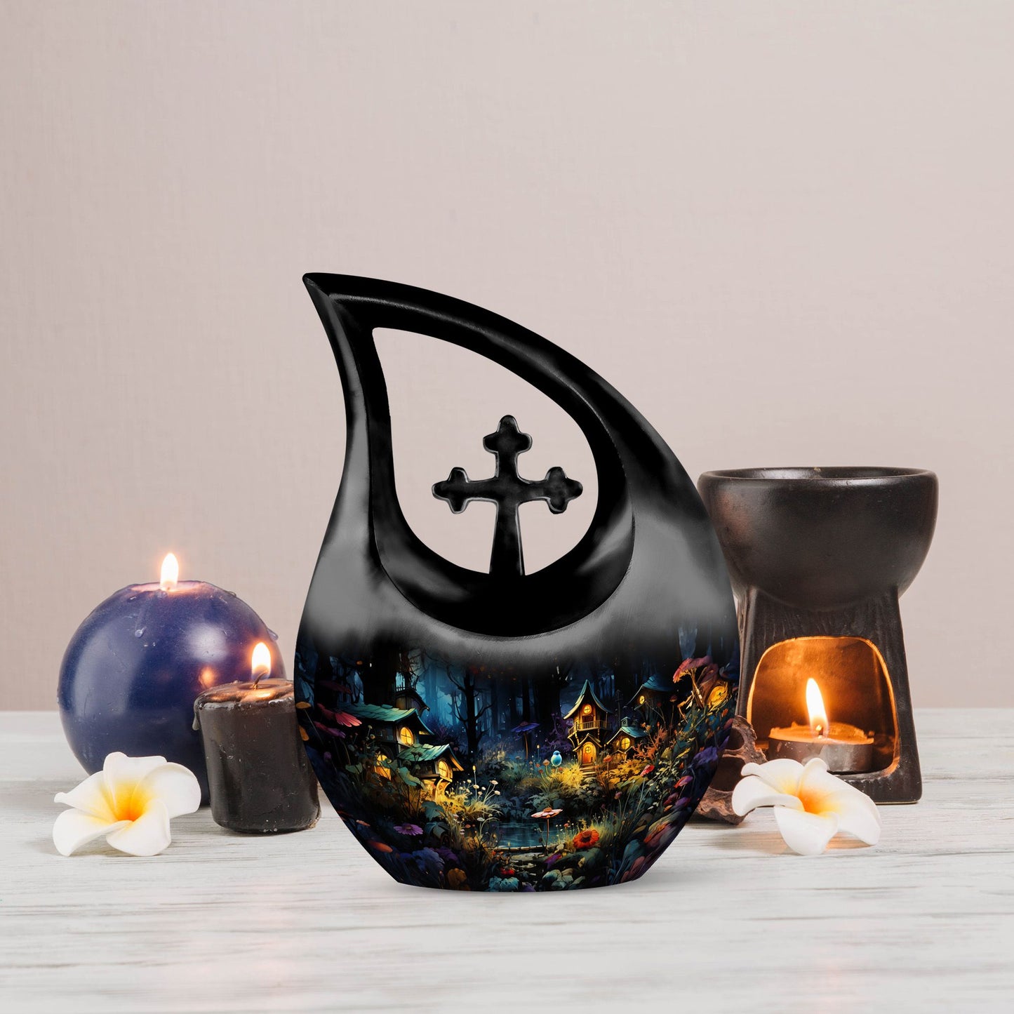 Fairytale Habitat Large Memorial Urn