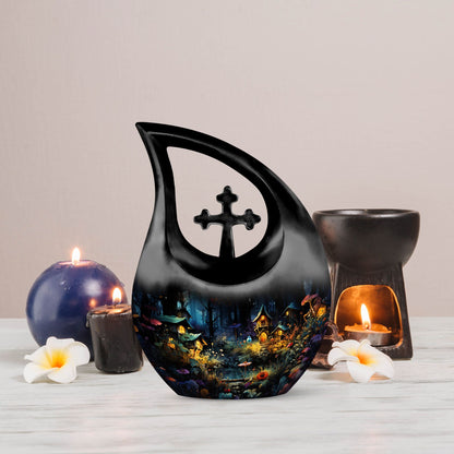 Fairytale Habitat Large Memorial Urn