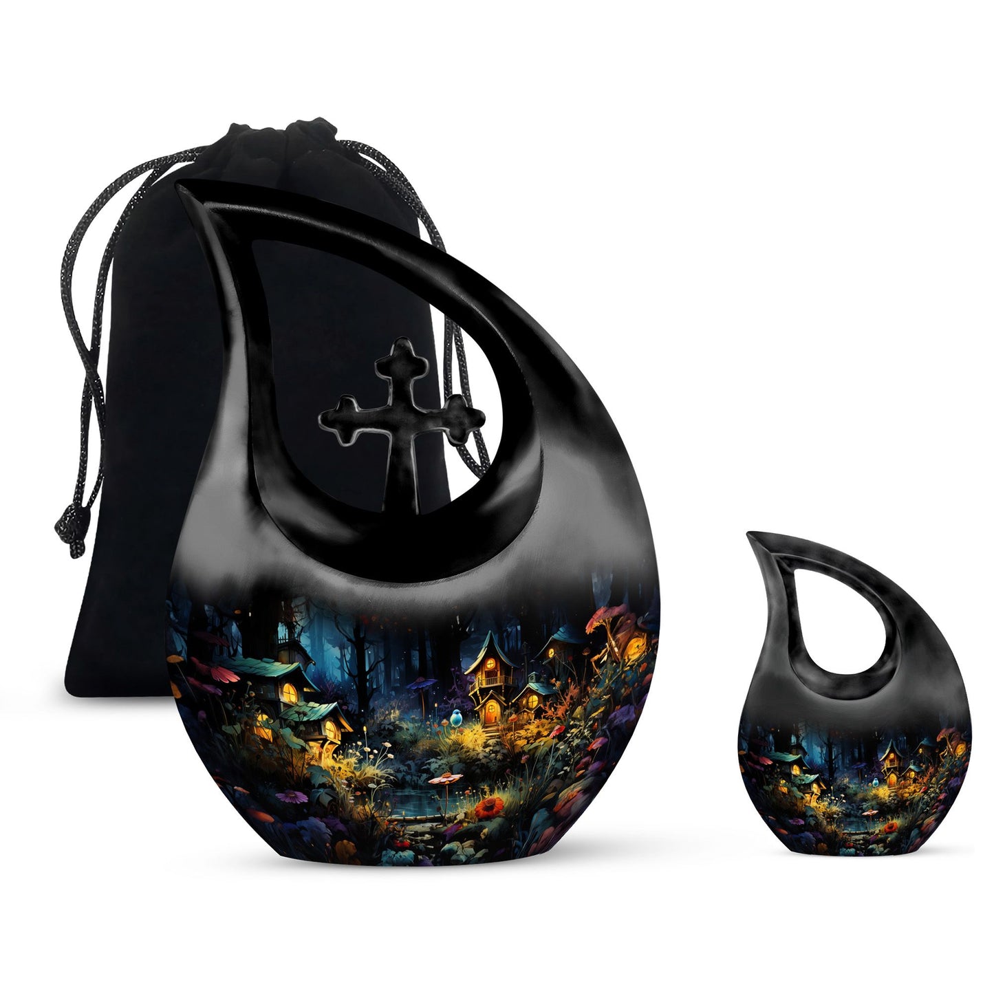 Fairytale Habitat Large Memorial Urn