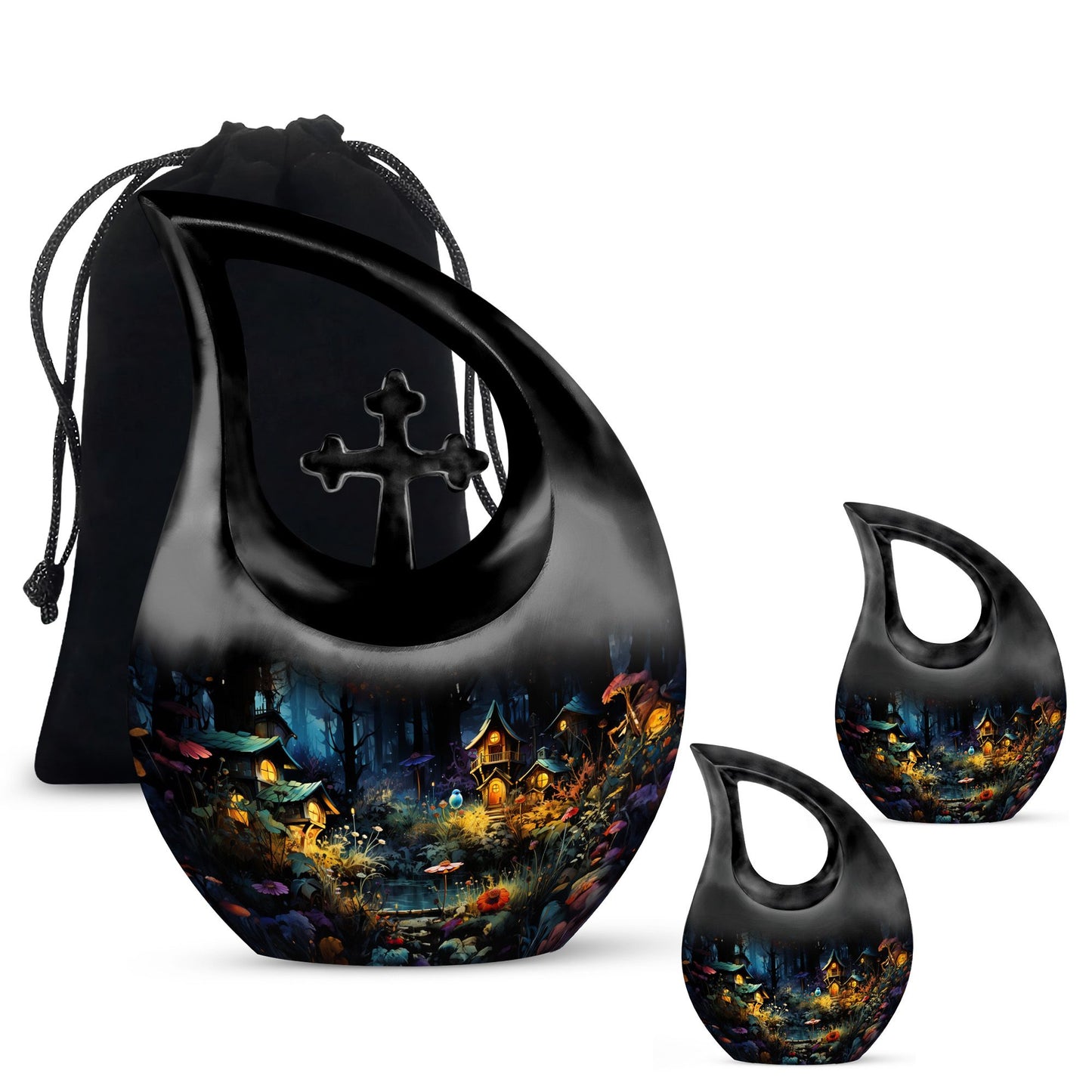 Fairytale Habitat Large Memorial Urn