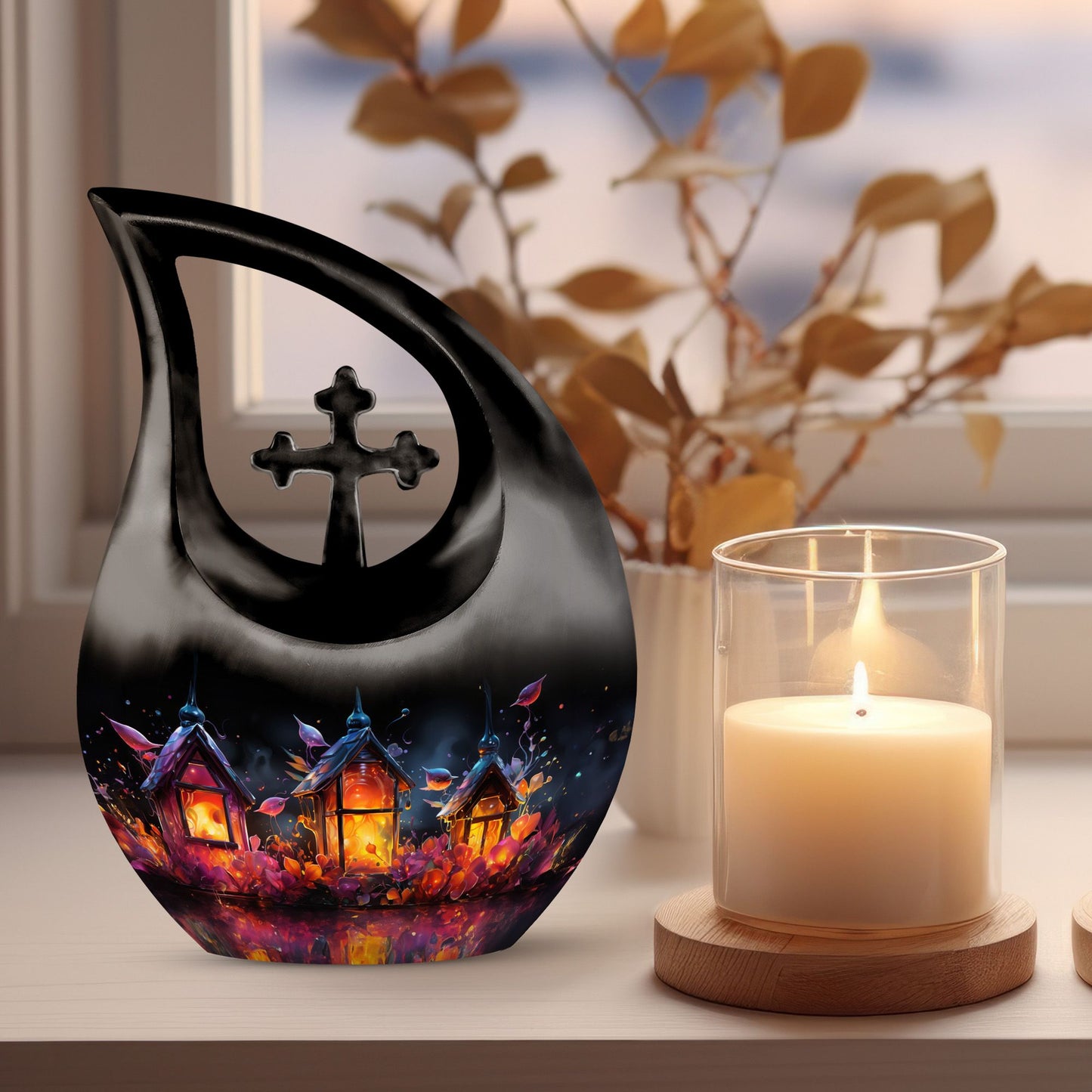 Luminescence Of The Memorial Urn for Ashes