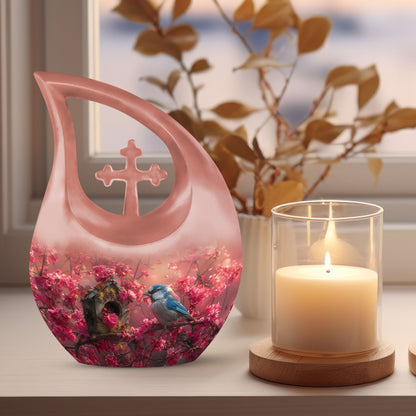 Bluebird's Abode Urn