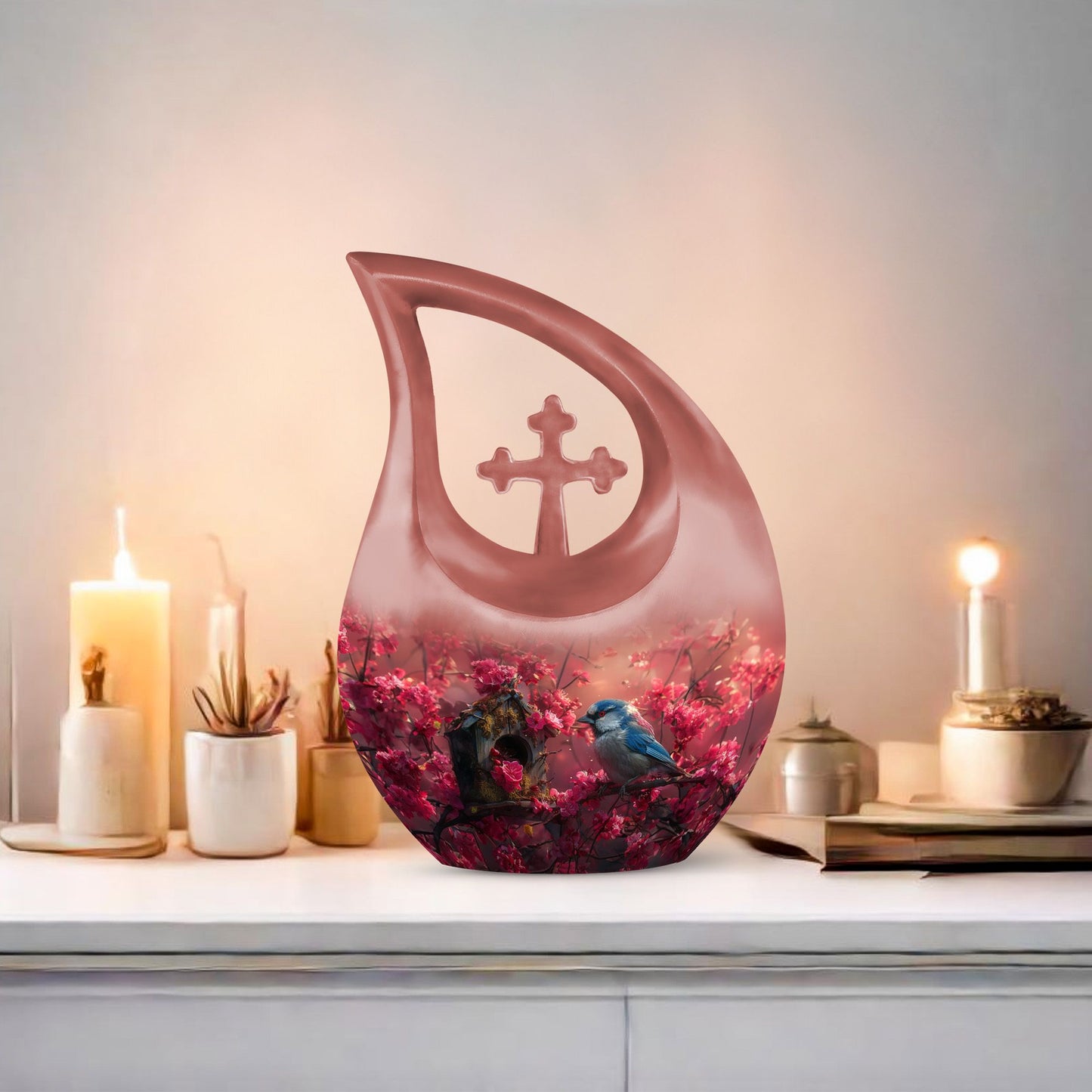 Bluebird's Abode Urn