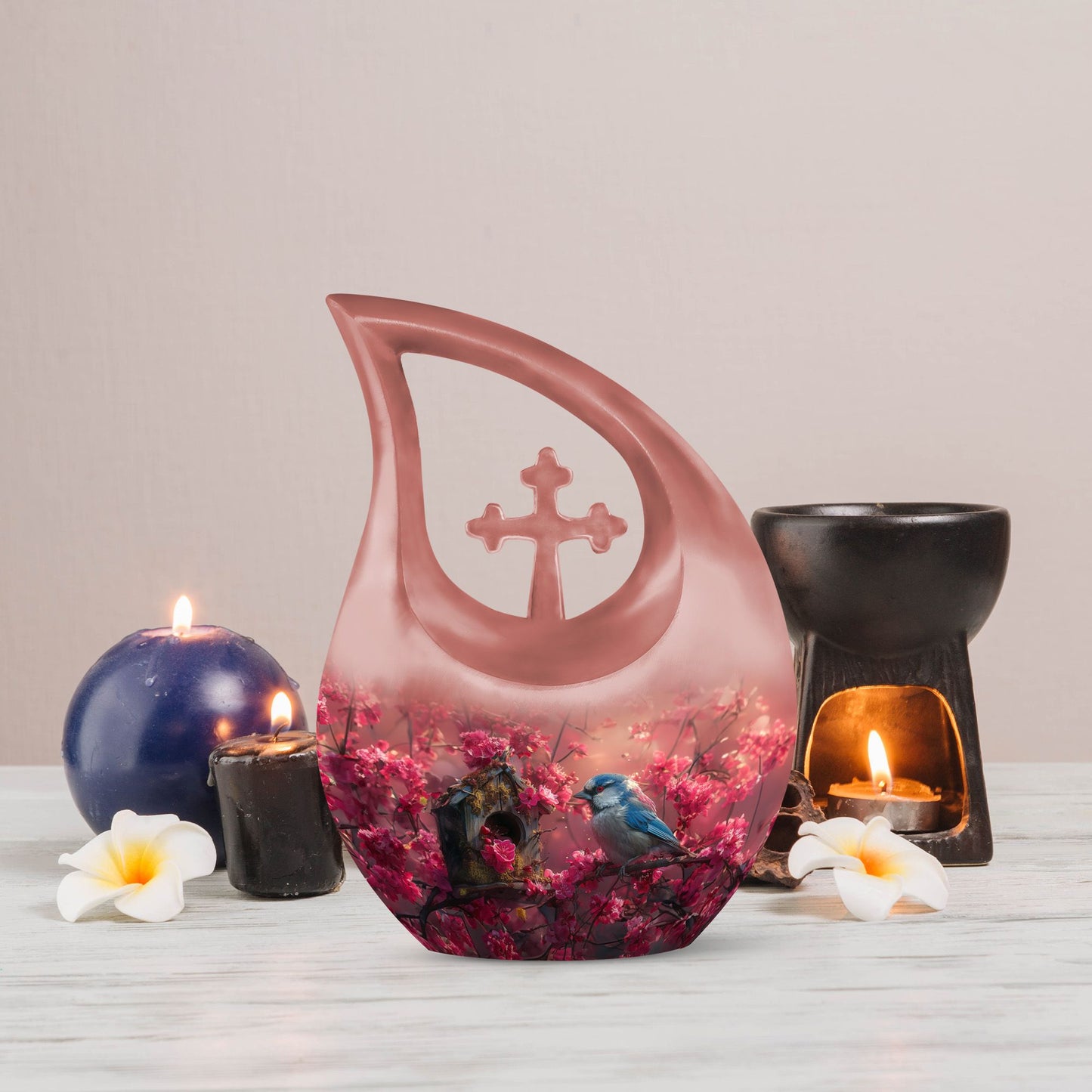 Bluebird's Abode Urn