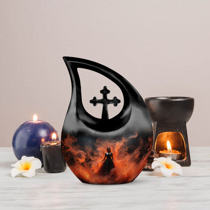 Fiery Grace Urn