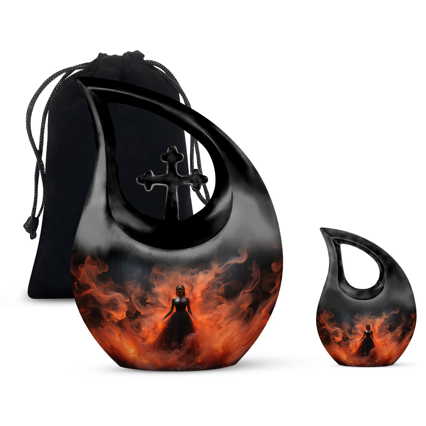 Fiery Grace Urn