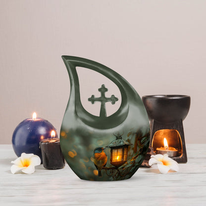 10-inch Bird's Large Urn for ashes