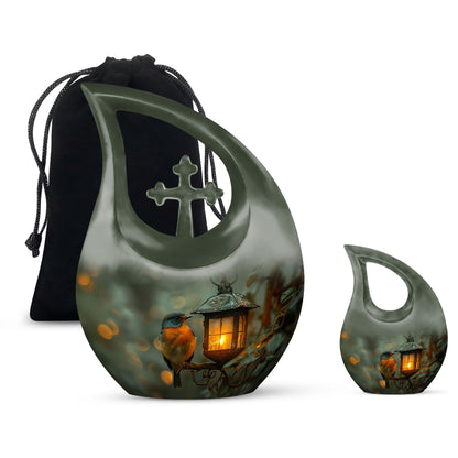 10-inch Bird's Large Urn for ashes