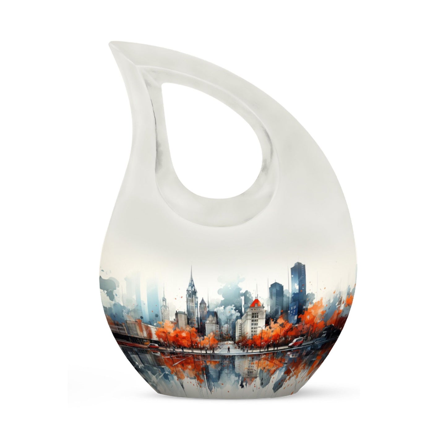 10-inch Autumn Reflections in Urn