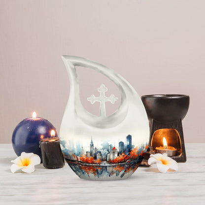 10-inch Autumn Reflections in Urn